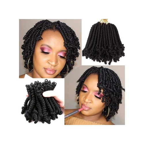 Short Bob Spring Twist Crochet Hair 6Inch Pretwisted - 8 Packs Item | Buy Short Bob Spring Twist Crochet Hair 6Inch Pretwisted - 8 Packs | SPOP Enterprise Global